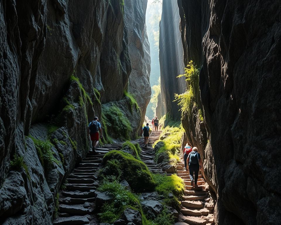 Wanderschwierigkeitsgrad Teufelsschlucht