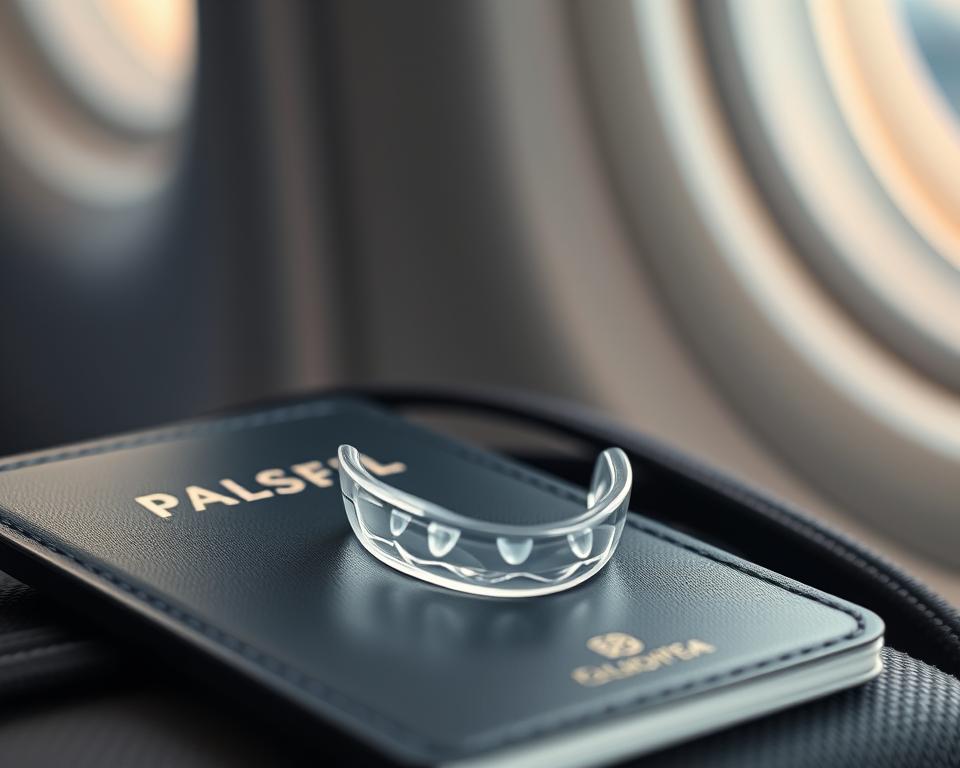 Unsichtbare Zahnschiene Reisevorteile