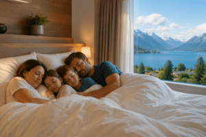 Erholsam schlafen wie auf Familienreise