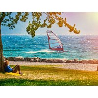 Am Strande des Gardasees - 4 Tage Residence Onda BLU Resort in Manerba del Garda, Lombardei